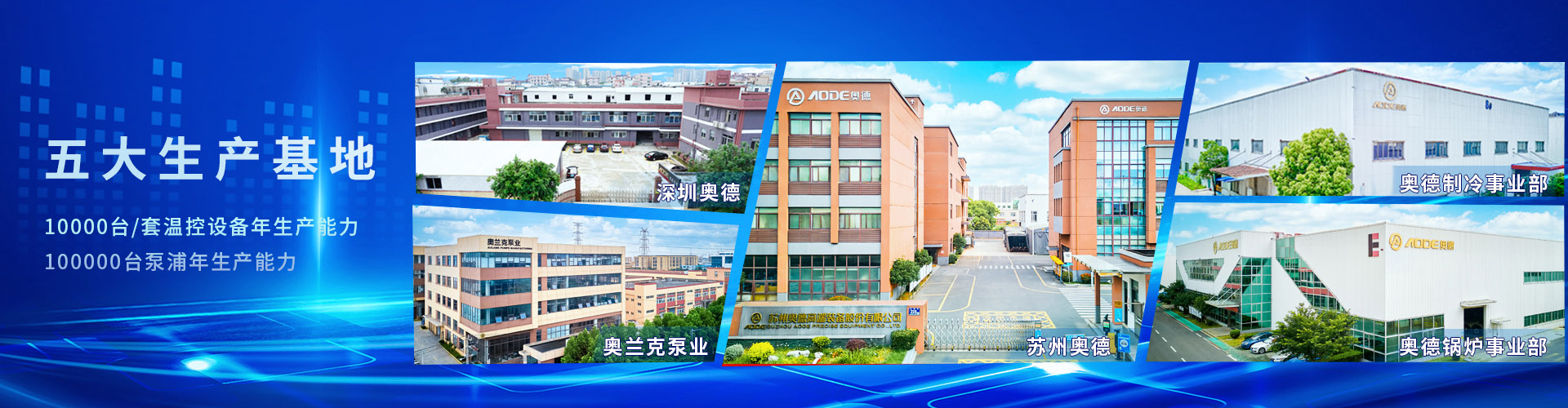 深圳市奧德機械有限公司五大生產基地-專注高端工業(yè)溫度控制